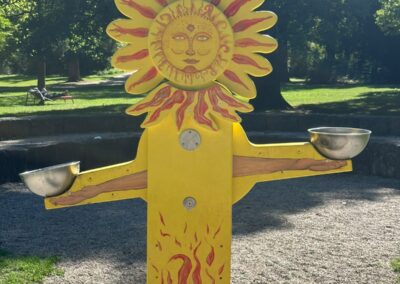 Nürnberger Stadtpark gegenüber dem Heilzentrum Helios