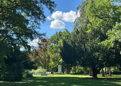 Nürnberger Stadtpark gegenüber dem Heilzentrum Helios